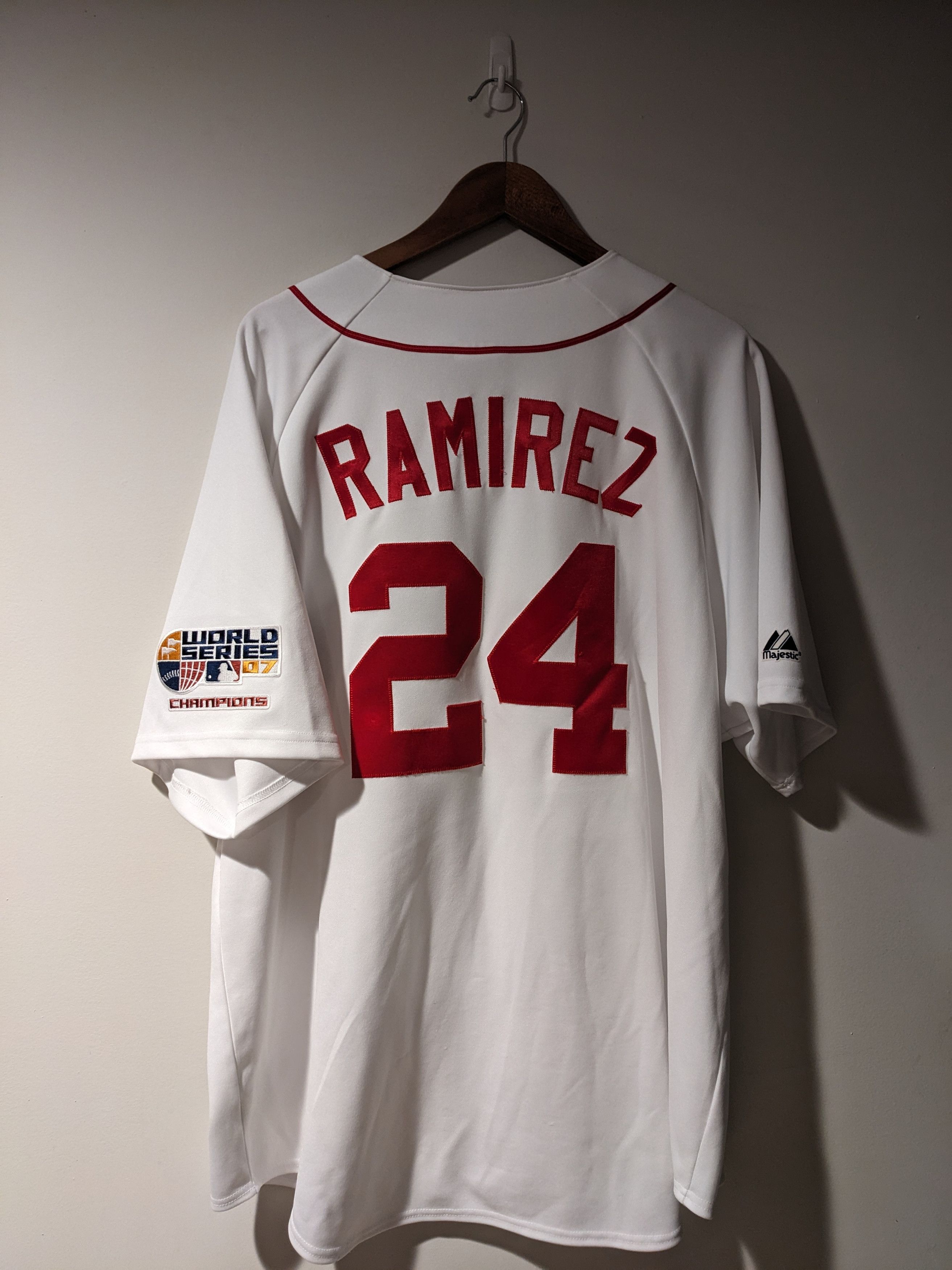 Majestic X Vintage Vintage 2007 Boston Red Sox Ramirez World Series Jersey
