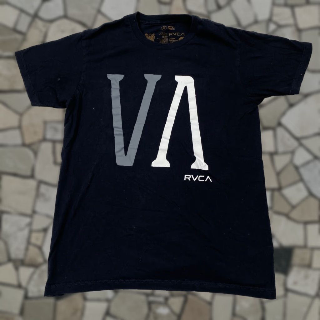 Rvca Men S T Shirt Size M Black Graphic Print Crew Neck Short Sleeve Artist Network Hoodie, Sweatshirt | FlexRushtees.com