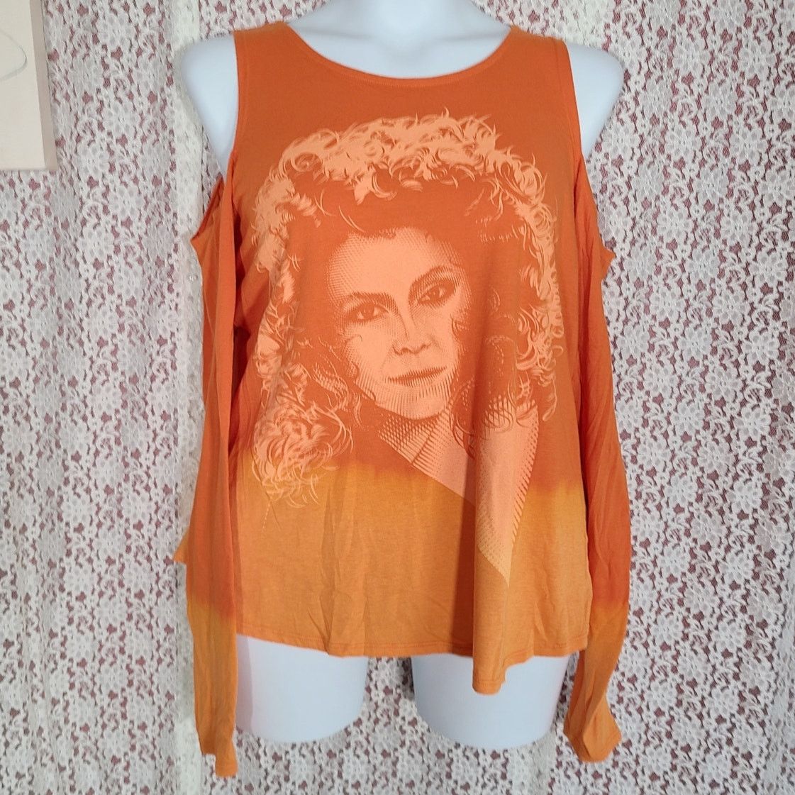 Ghostbusters Loot Crate Sigourney Weaver Orange Top Large