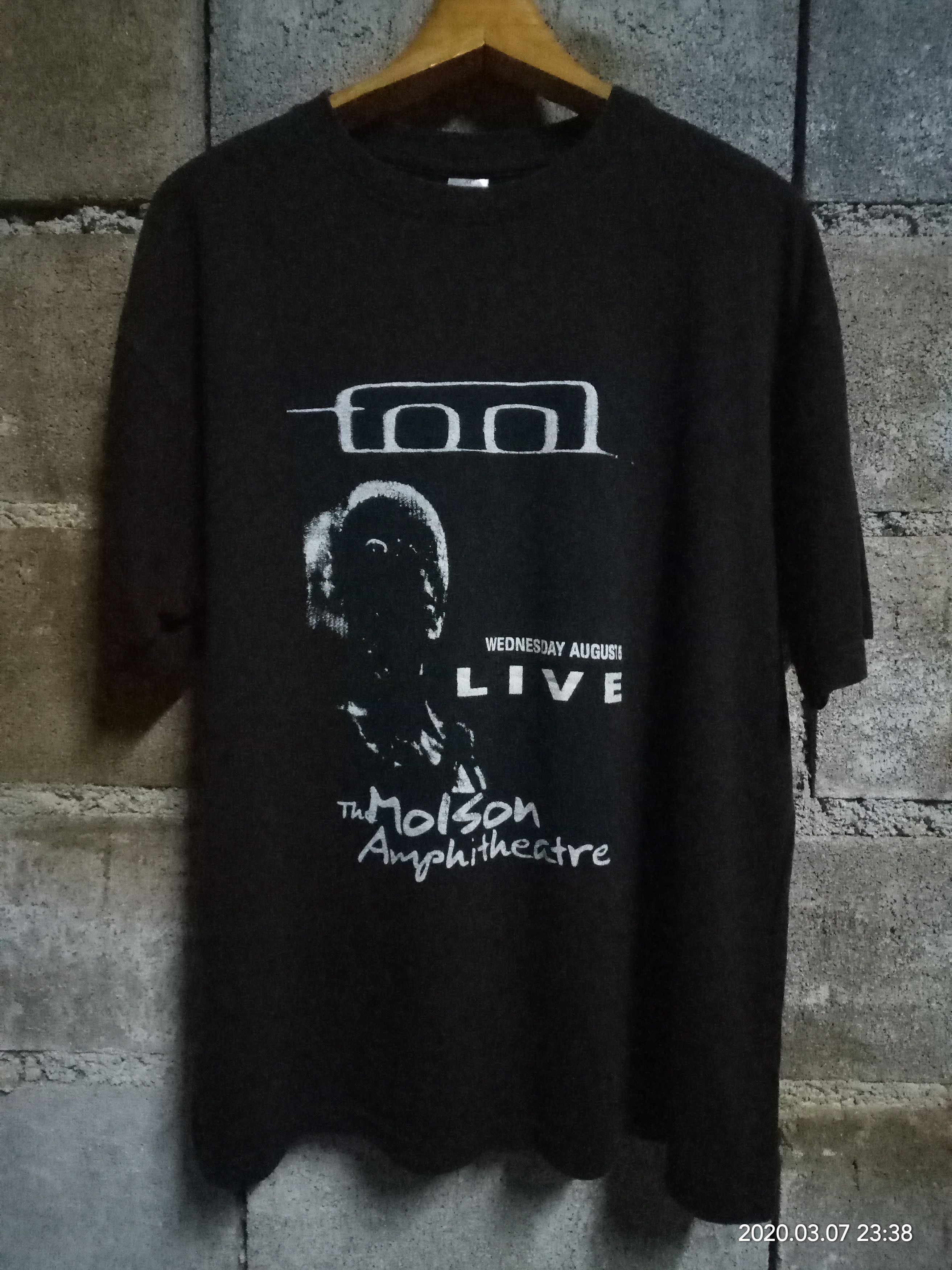Vintage 90s Tool Band Live The Molsom Amphitheatre Bootleg T-Shirts, Hoodie, Sweatshirt | FlexRushtees.com