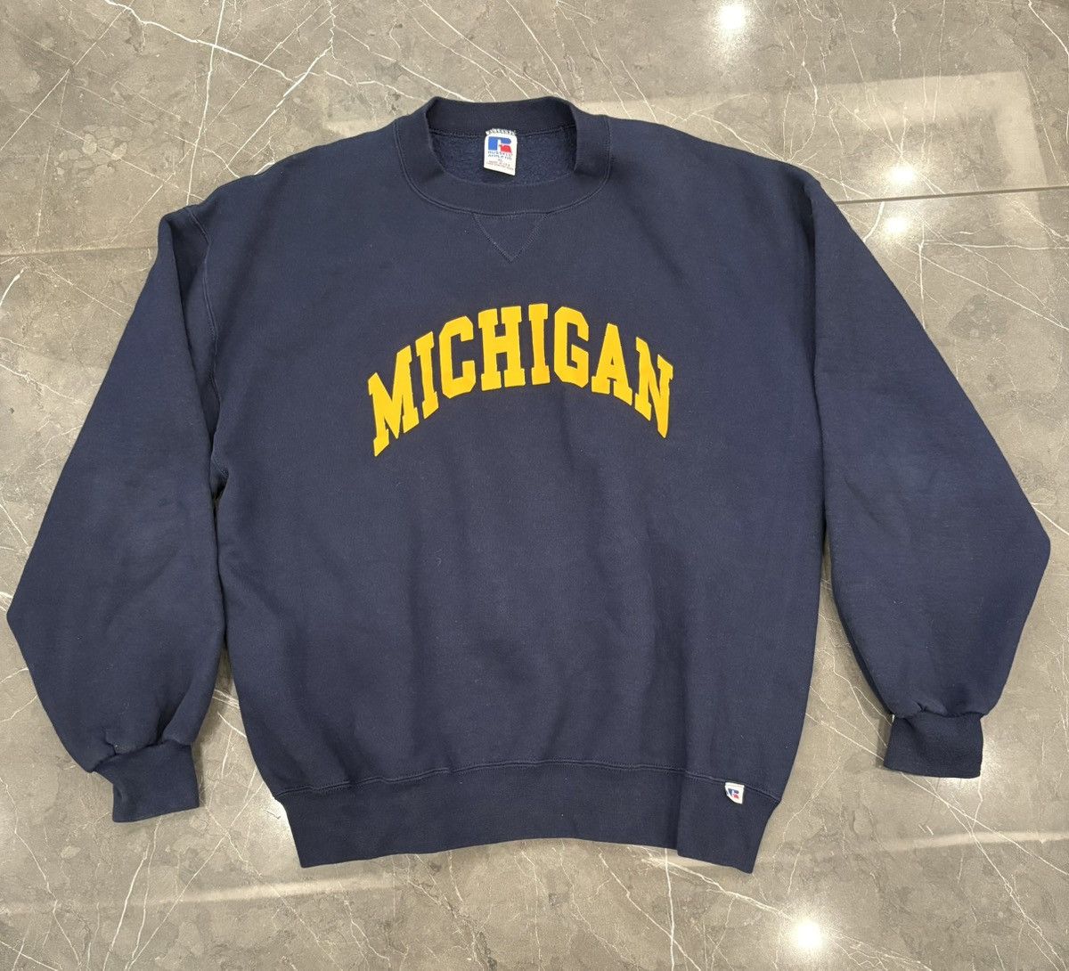 Athletic Vintage Russell Athletic Michigan Wolverines Crewneck Xl