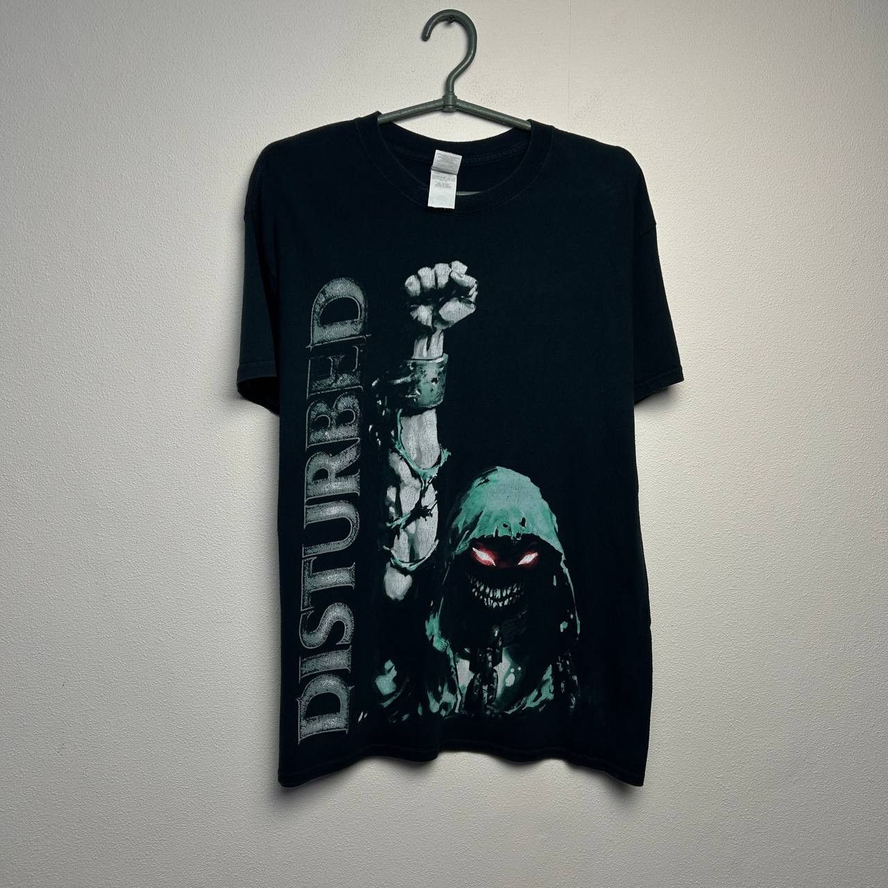 Band Tees Vintage Disturbed Big Graphic Logo 2000s Rock Band Tee