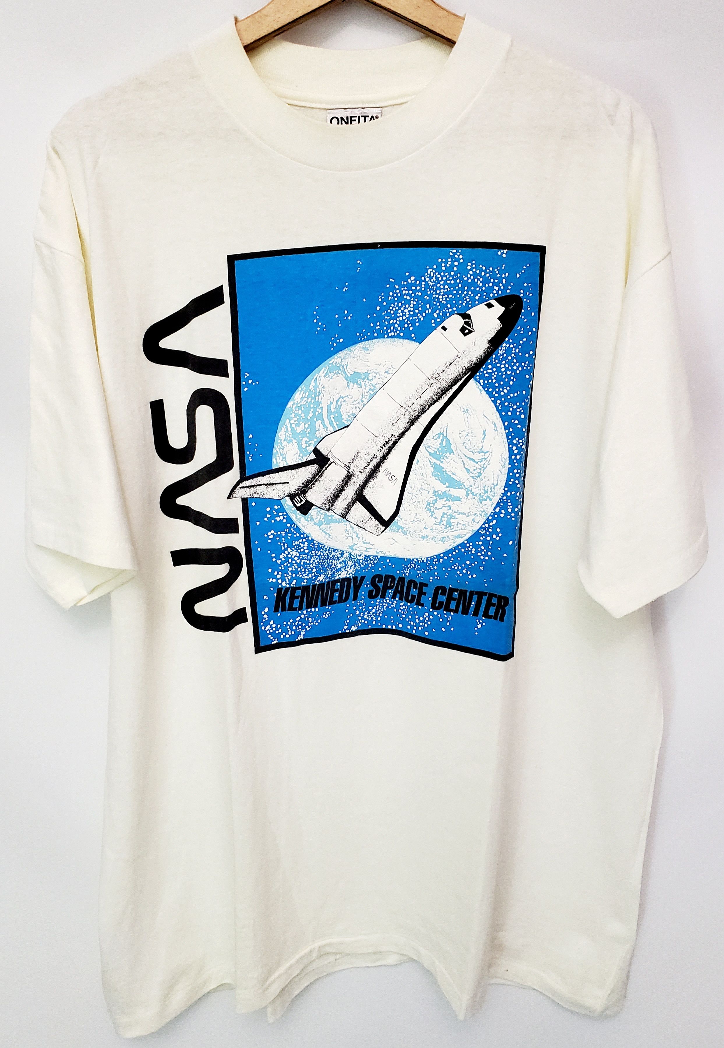 Vintage 90s Kennedy Space Center Moon Shirt