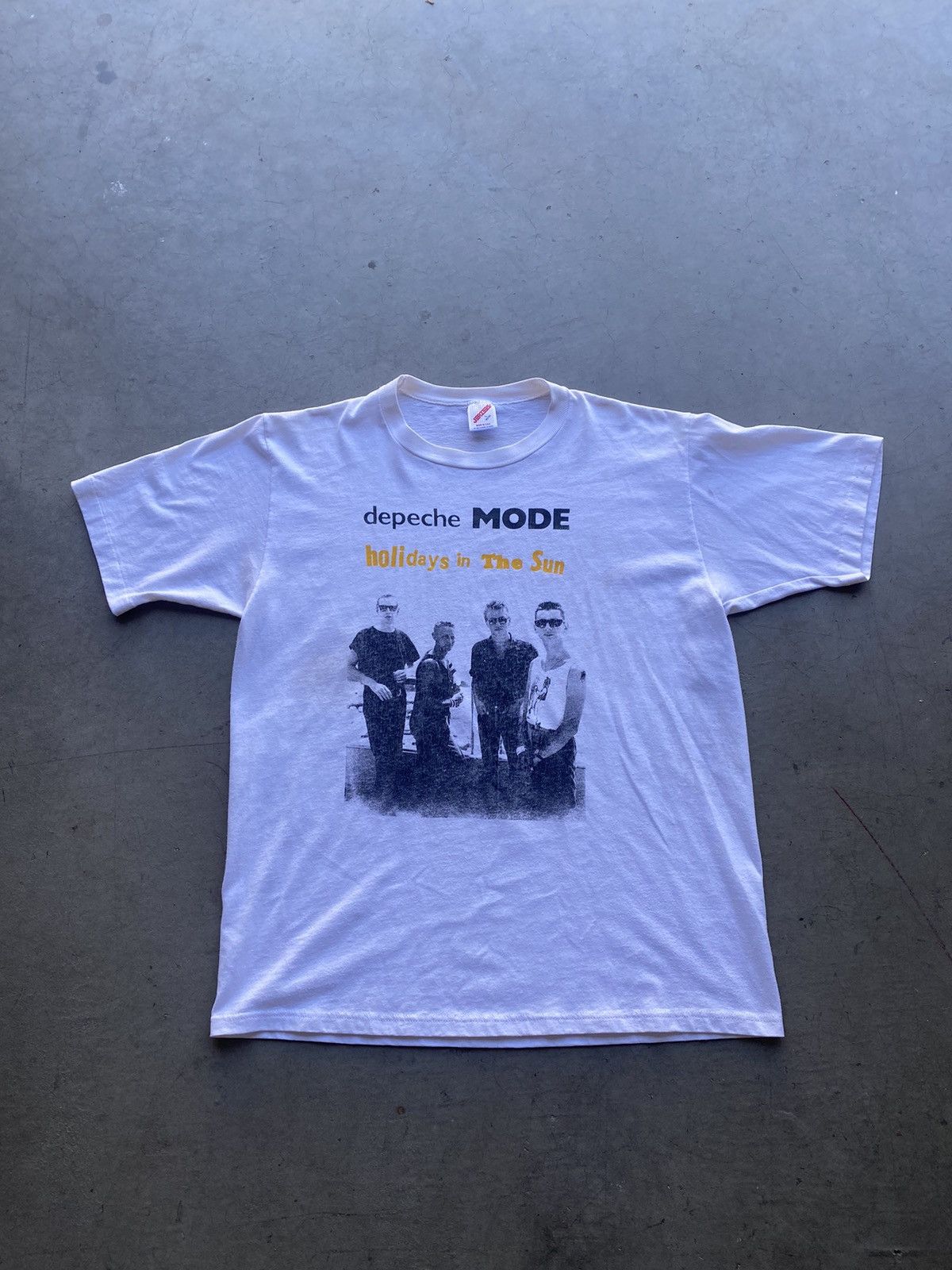 Vintage Depeche Mode Holidays In The Sun Tee Hoodie, Sweatshirt | FlexRushtees.com