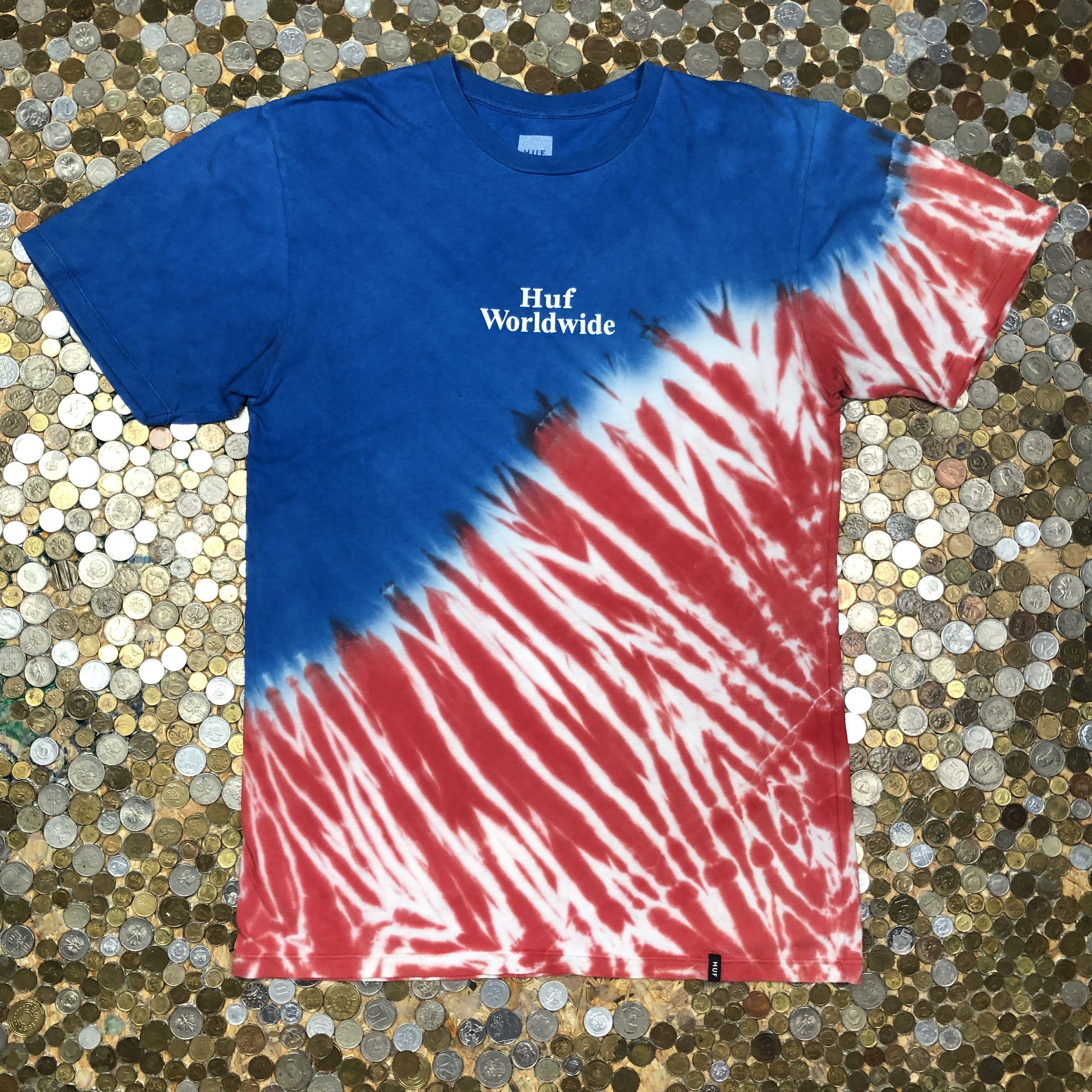Huf Vintage Casual Summer T Shirt Tee 90 S Vibe