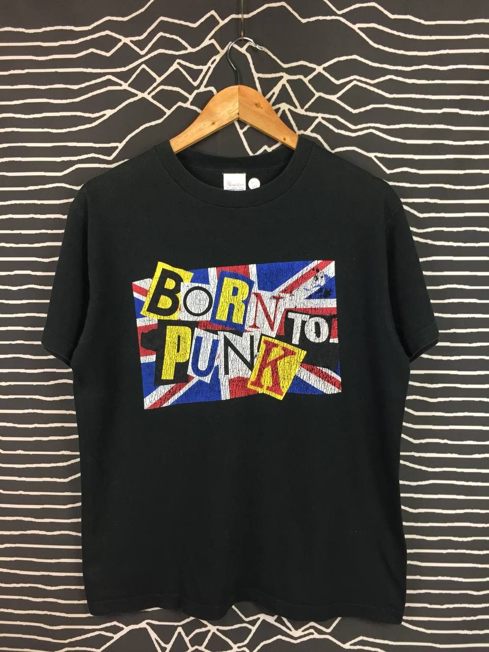 Vintage Born To Punk Sex Pistols Inspired Union Jack Tee Hoodie, Sweatshirt | FlexRushtees.com