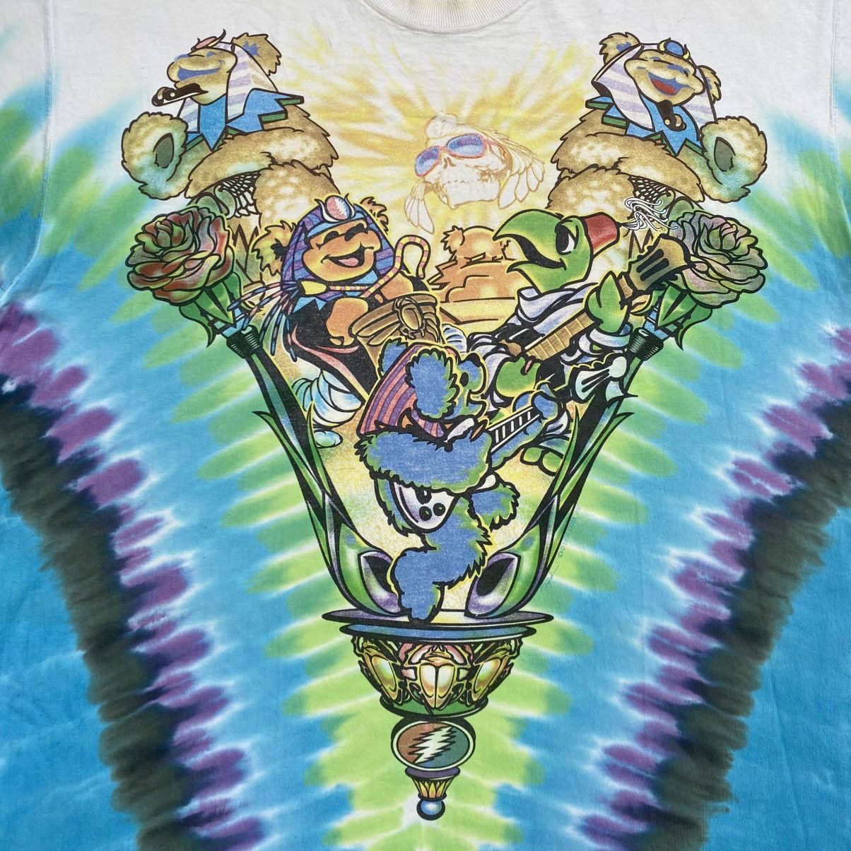 Grateful Dead Vintage 90s Grateful Dead Sphinx Pharaoh Egypt Band Tee Hoodie, Sweatshirt | FlexRushtees.com