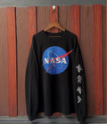 Nasa Logo Long Sleeve Tee Astronaut Sleeve Print Xl