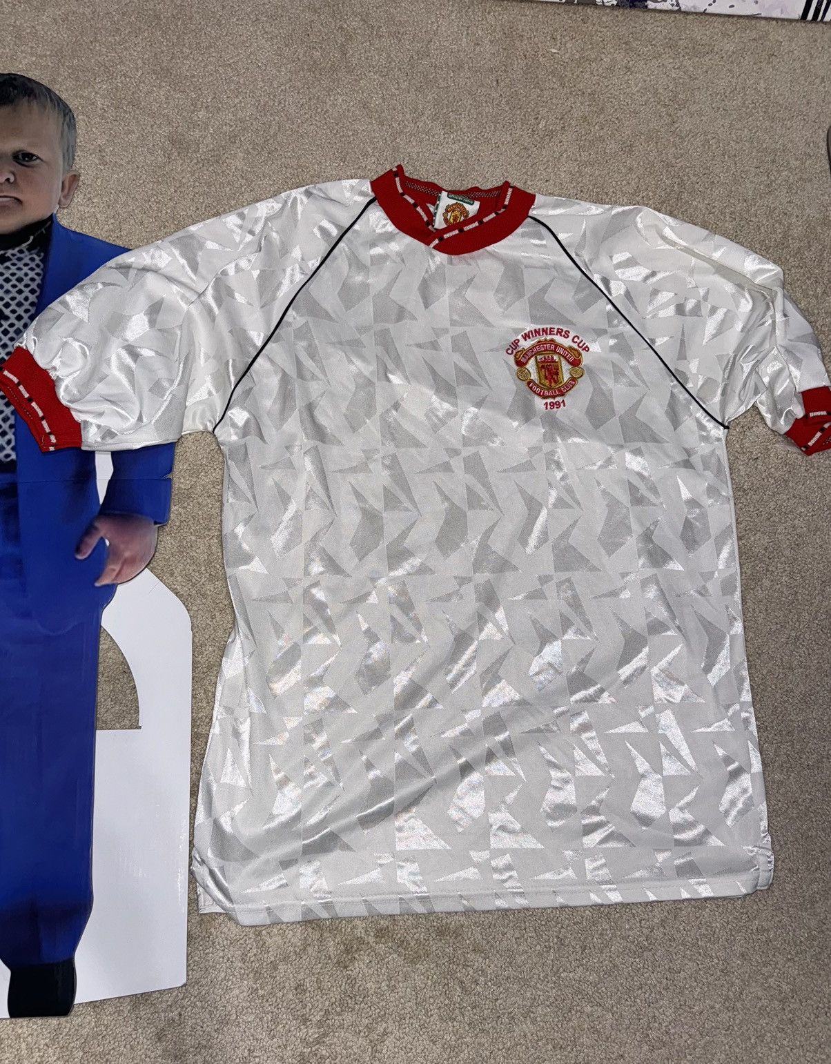 Vintage Manchester United 1991 Cup Winners Cup Jersey