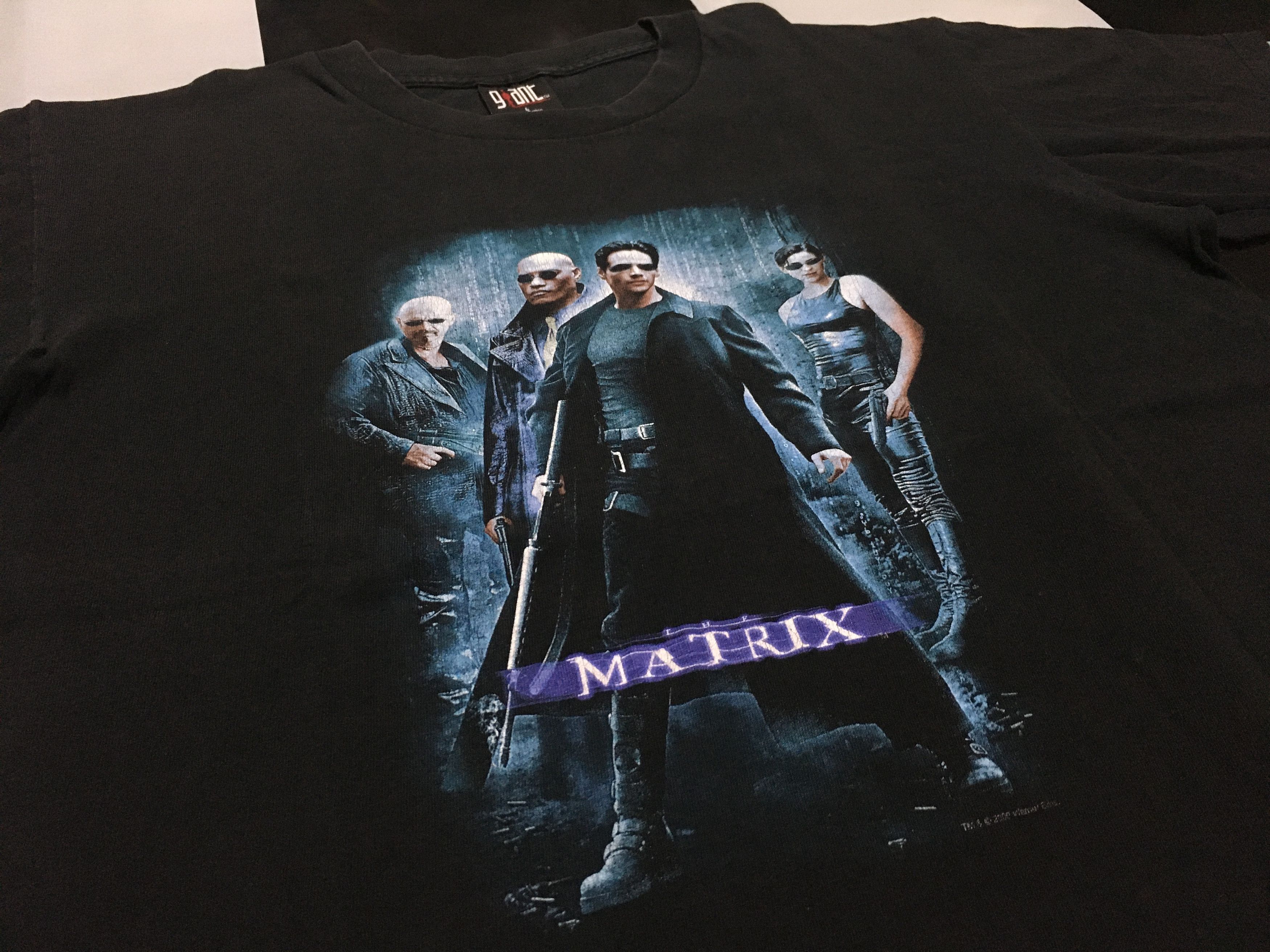 Mega Rare Vintage The Matrix Shirt Original Giant Tag Hoodie, Sweatshirt | FlexRushtees.com