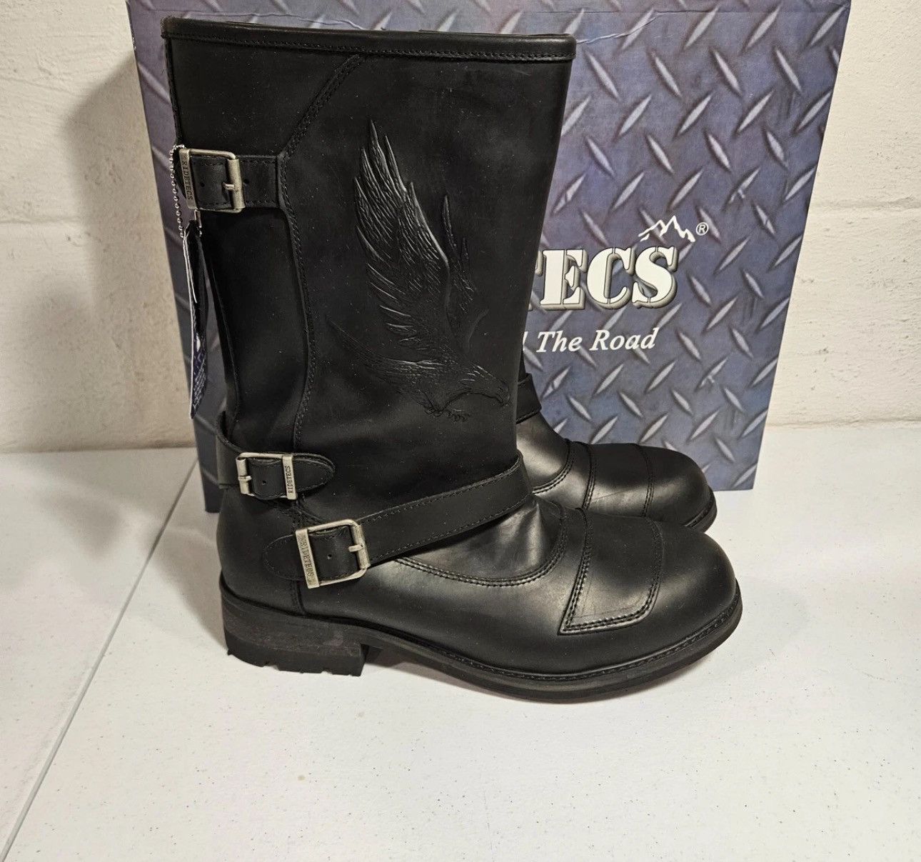 Other Ridetecs Mens Black 13in Engineer Boot