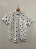 D Artisan Studio D Artisan Embroidered Pig Beach Cotton Shirt