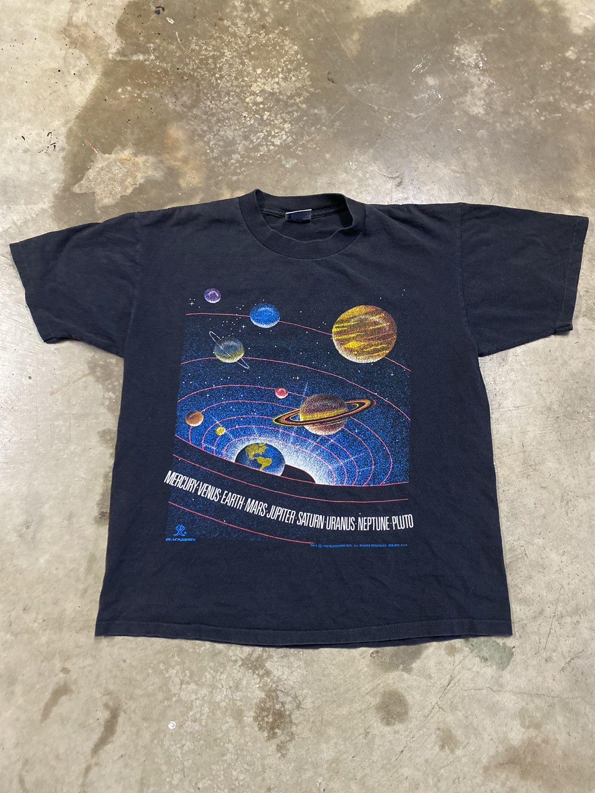 Vintage 90 S Solar System Space T Shirt
