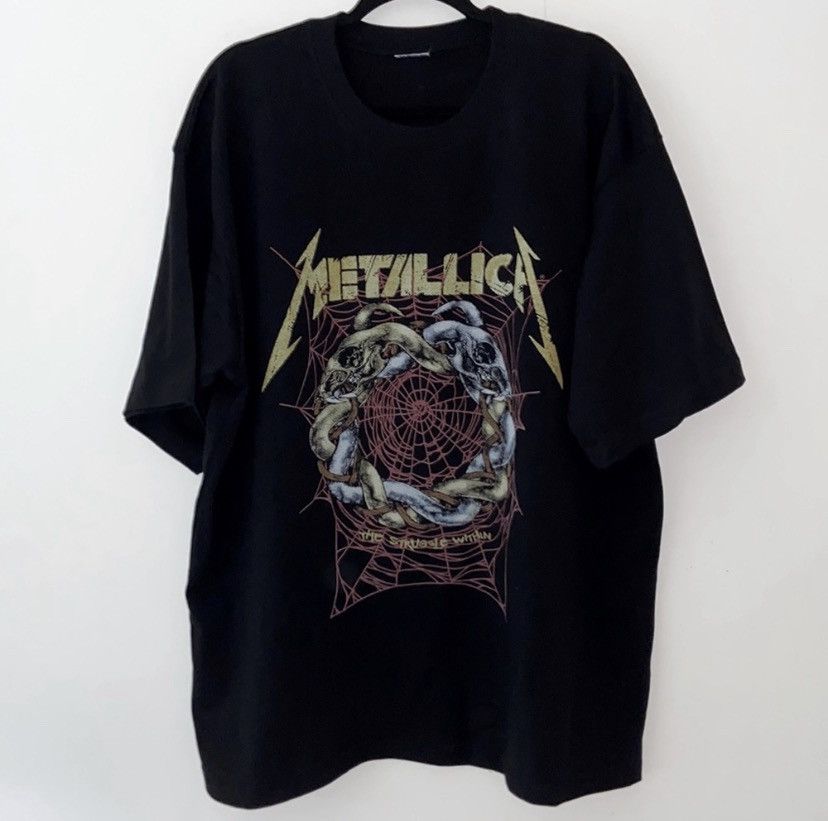 Band Tees Metallica The Struggle Within Oversized Tee Custom Made Hoodie, Sweatshirt | FlexRushtees.com