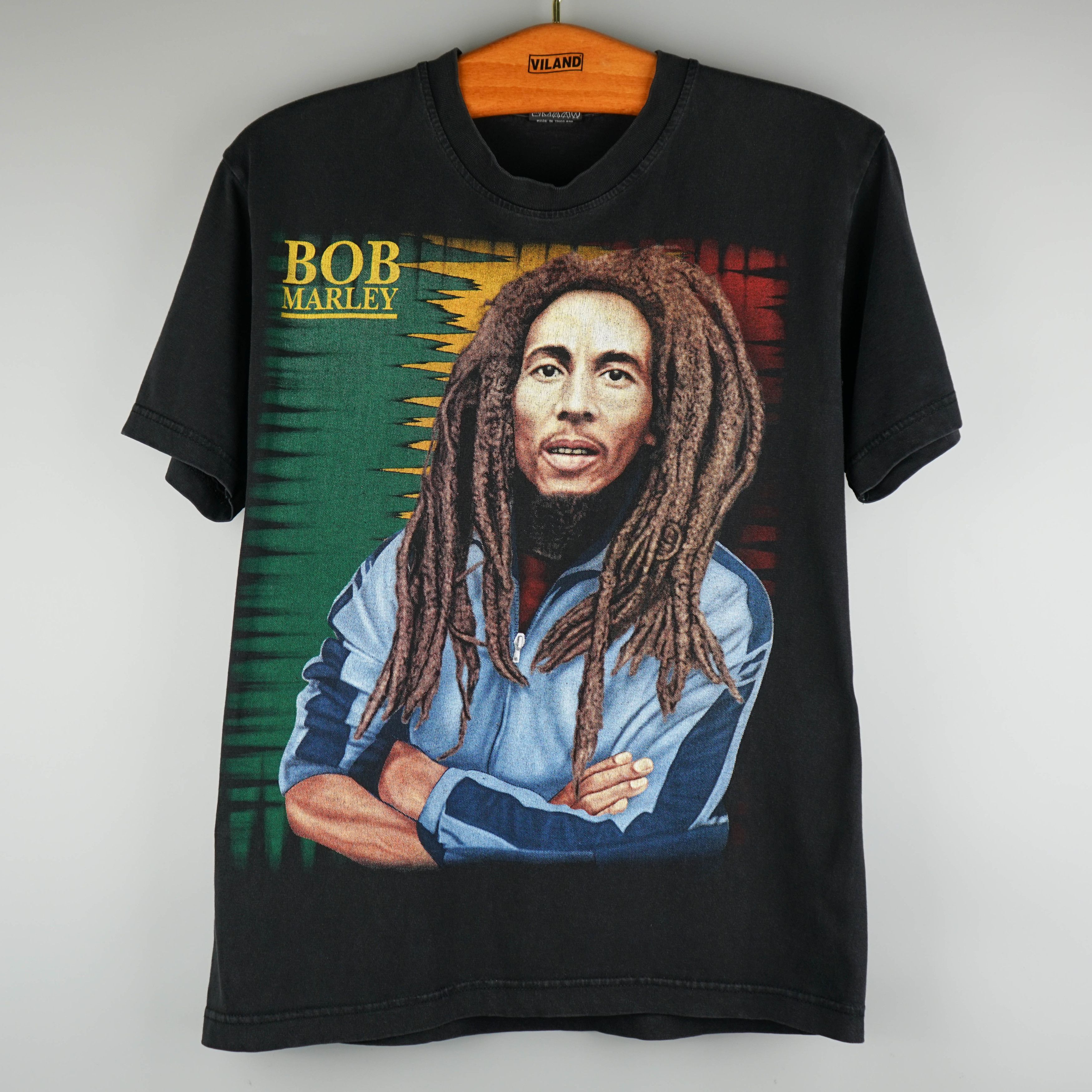 Bob Marley X Vintage Vintage 1990s Bob Marley T Shirt Red Tag Hoodie, Sweatshirt | FlexRushtees.com