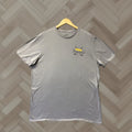 Vintage Iowa Men T Shirt Xl Gray Graphic Short Sleeve Crew Neck Casual Cotton Summer Fall Wi