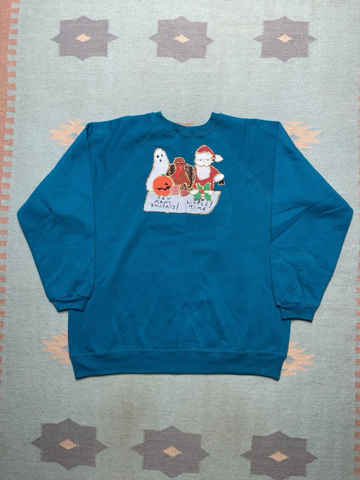 Vintage Vtg Sweatshirt Ugly Sweater Holiday Halloween Christmas Xl T-Shirts, Hoodie | FlexRushtees.com