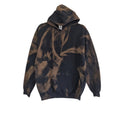 Vtg Gildan Custom Bleach Tie Dye Hoodie Sweatshirt Vintage