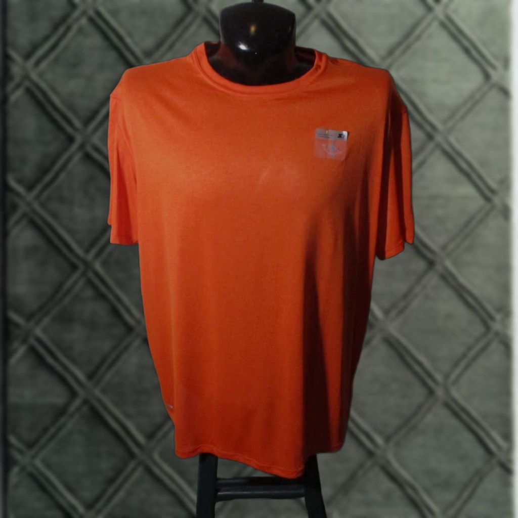 Starter Compression Heather Orange Short Sleeve T Shirt Men S 2xl 50 52 Nwt
