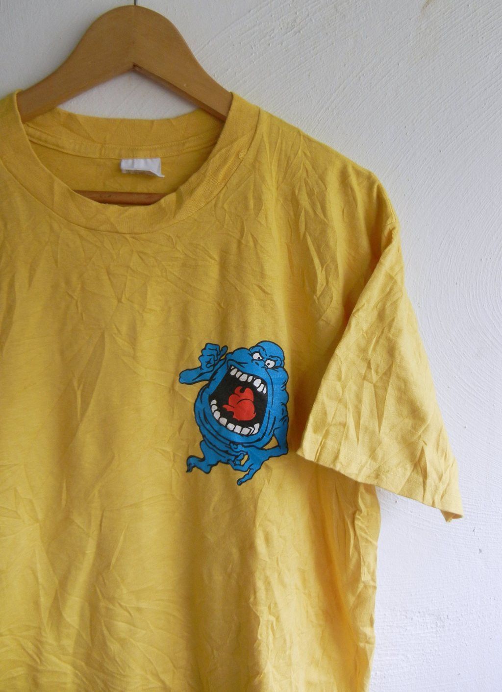 Vintage Vtg 90s Ghostbusters Slimer Ghost Busters Anvil Yellow