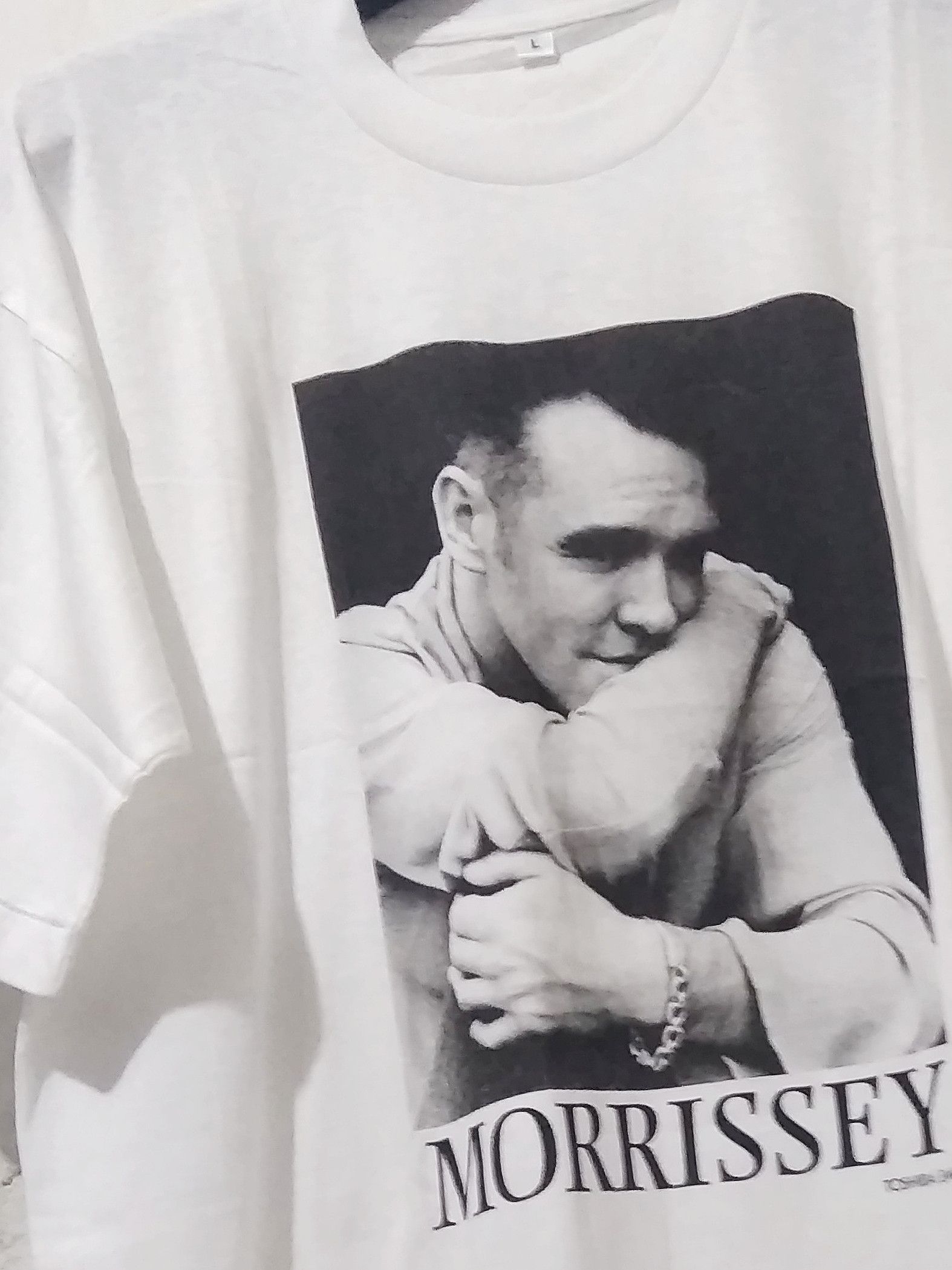 Band Tees Vintage 90s Morrissey Promo Tee Britpop Oasis The Smith Hoodie, Sweatshirt | AU16VibeMintTees.com