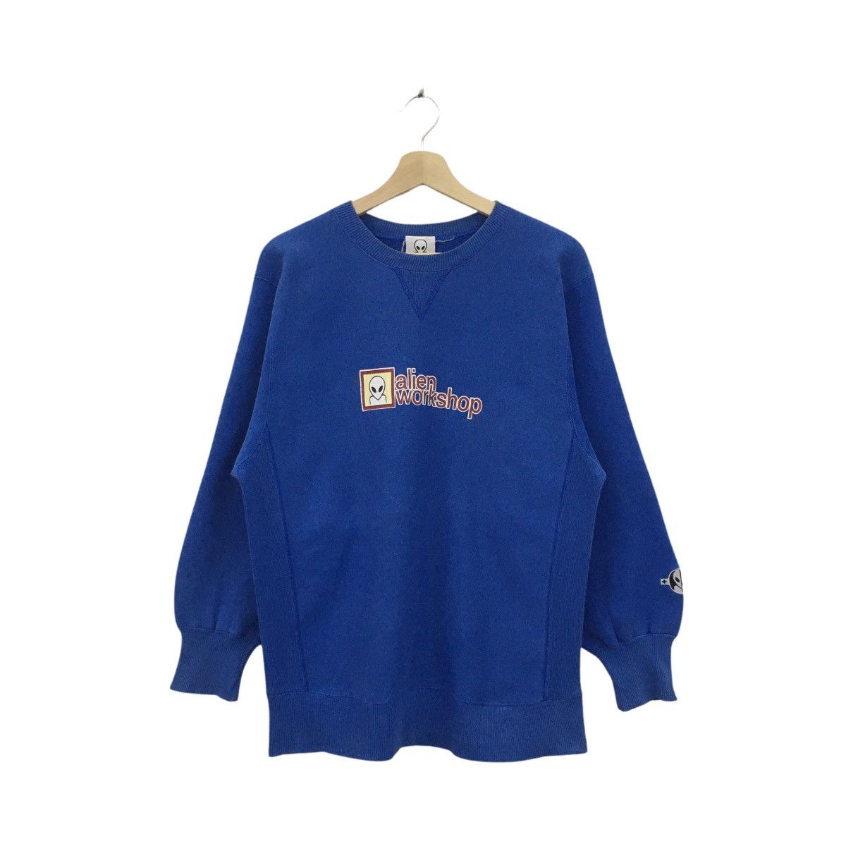Rare Vintage 90s Alien Workshop Embroidery Logo On Sleeve