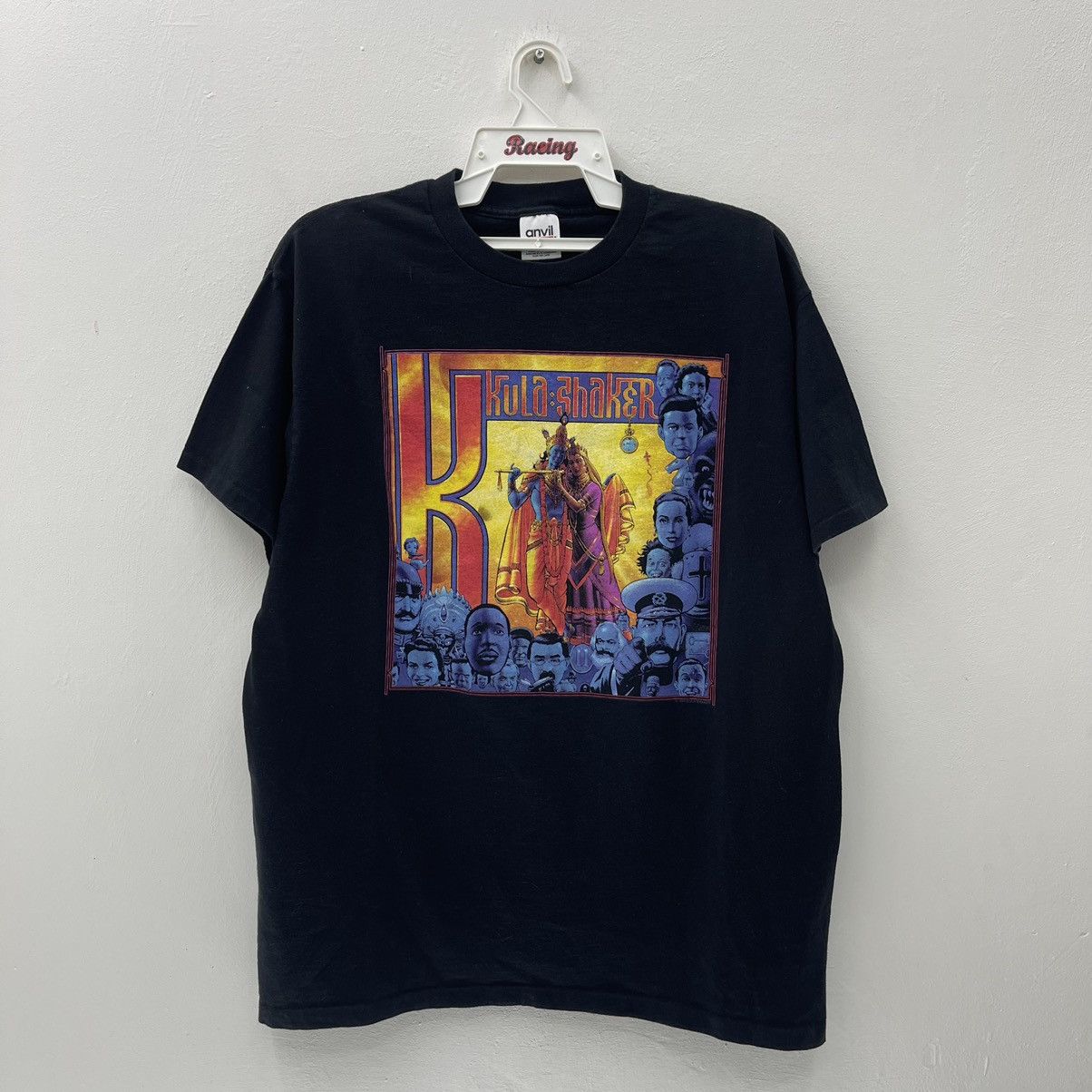 Band Tees Vintage Kula Shaker Psychedelic T Shirt Grunge Britpop