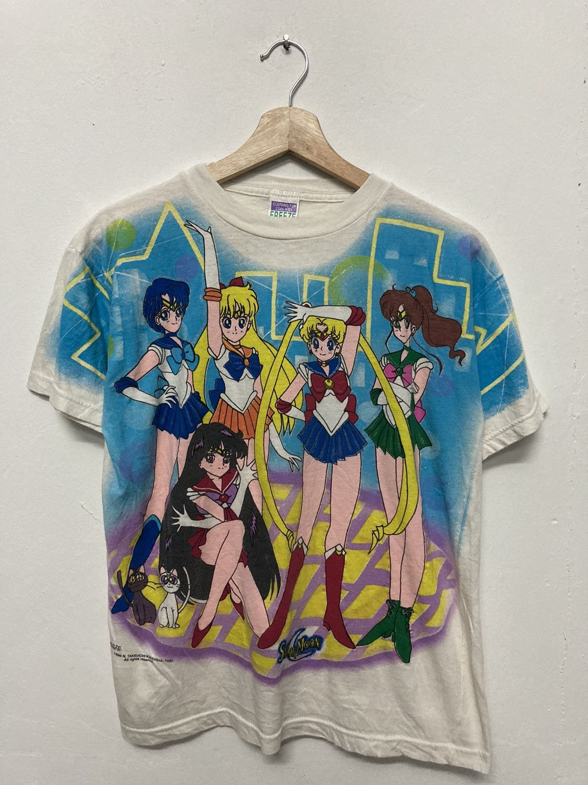 Vintage 1996 Anime Sailormoon Positive Energy T Shirt