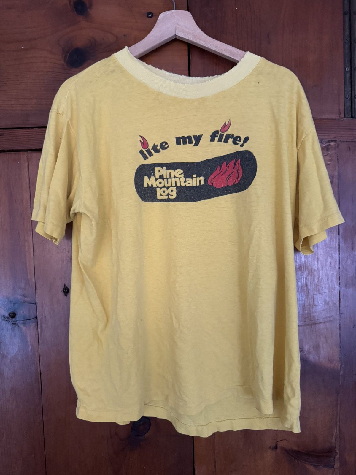 Vintage Yellow Pine Mountain Log Tee