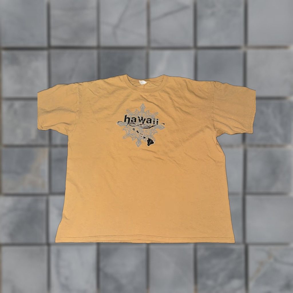 Anvil Vintage Hawaii Poly Tribal T Shirt Tan 3xl Big Tall Mens Surfing Anvil Tribal Brown Tan 3xl Sh