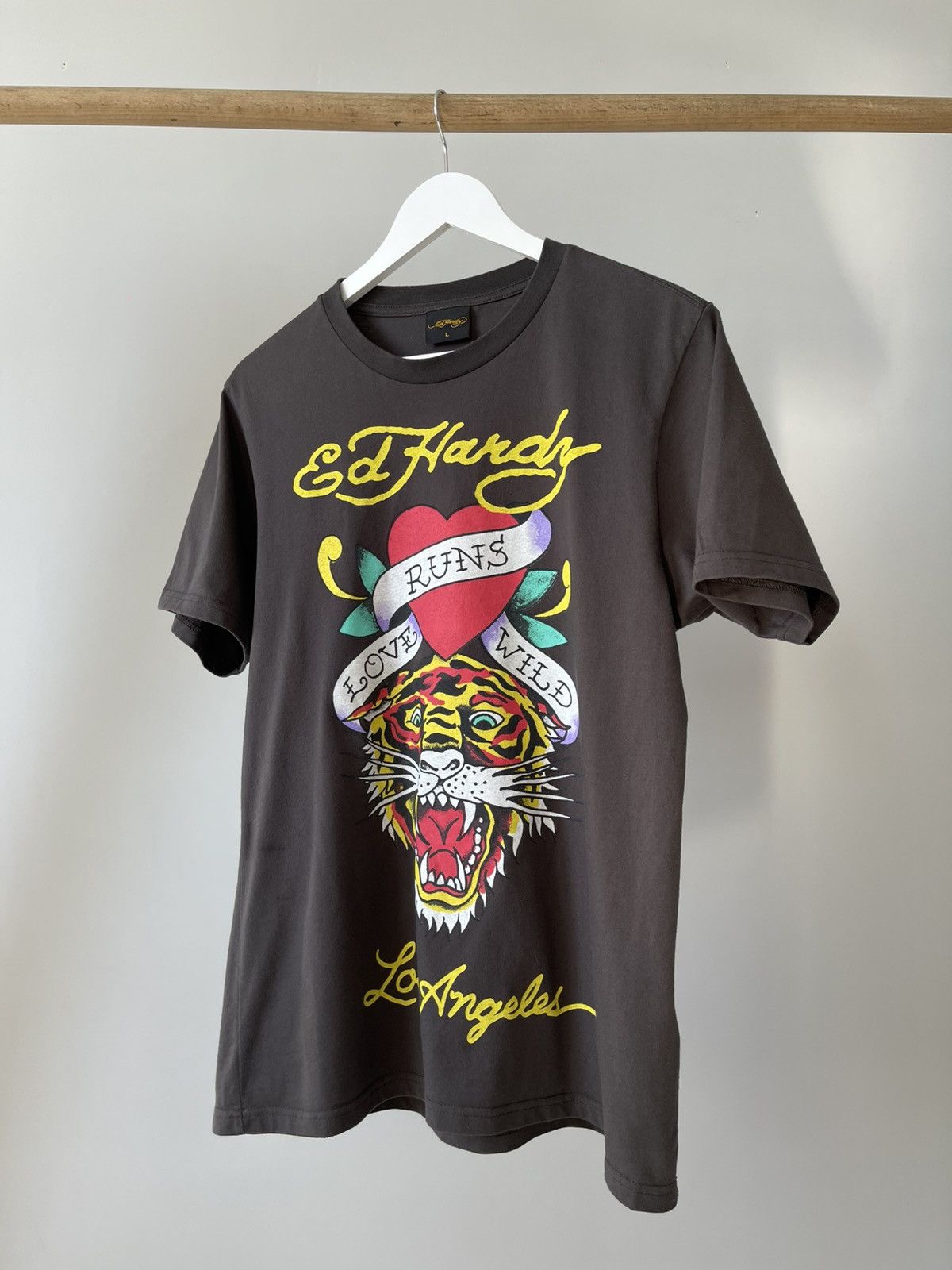 Ed Hardy Sick Y2k Ed Hardy Wild Tiger Big Logo 2000s Tee