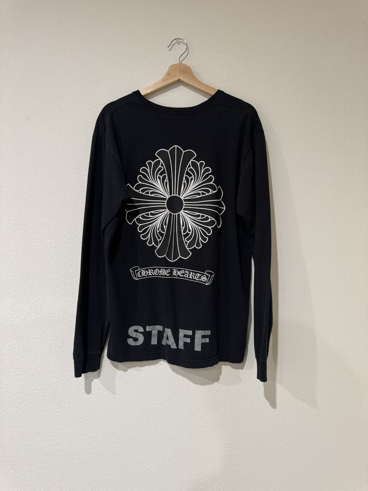Chrome Hearts Rare Staff Only Chrome Hearts Longsleeve T-Shirts, Hoodie, Sweatshirt | FlexRushtees.com