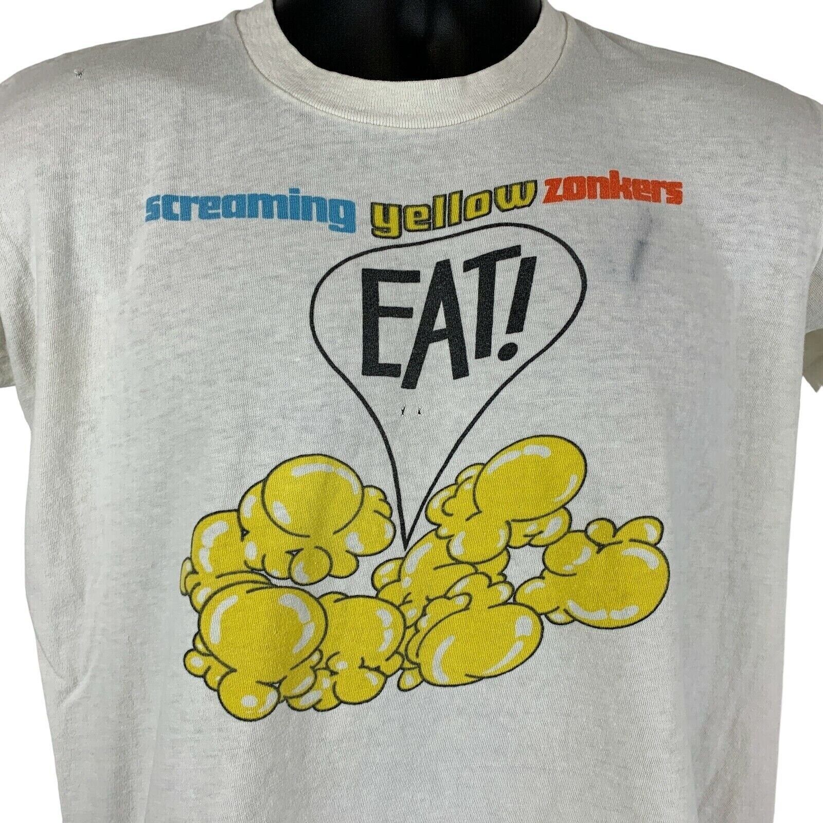 Vintage 70s Screaming Yellow Zonkers T Shirt Mens Medium