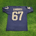 Vintage 60s Champion Football Shirt Large 21x29 Blue