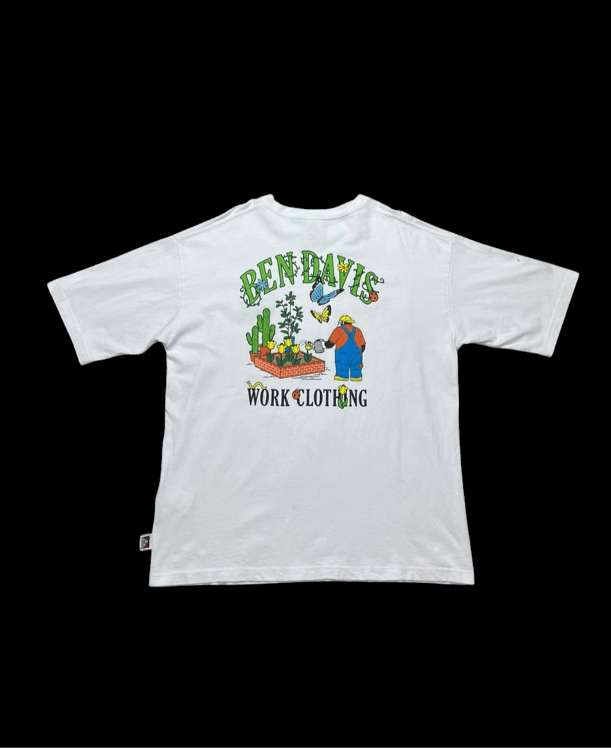 Davis Ben Davis Short Sleeve Graphic Featuring A Gardener