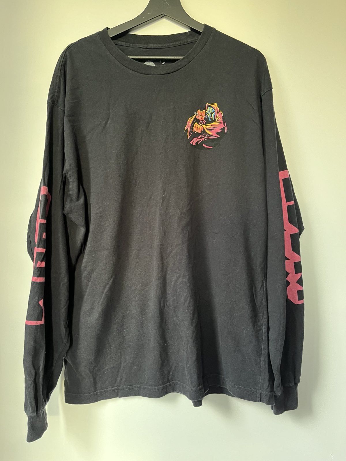 Doom Mf Doom Supervillain Long Sleeve Tee