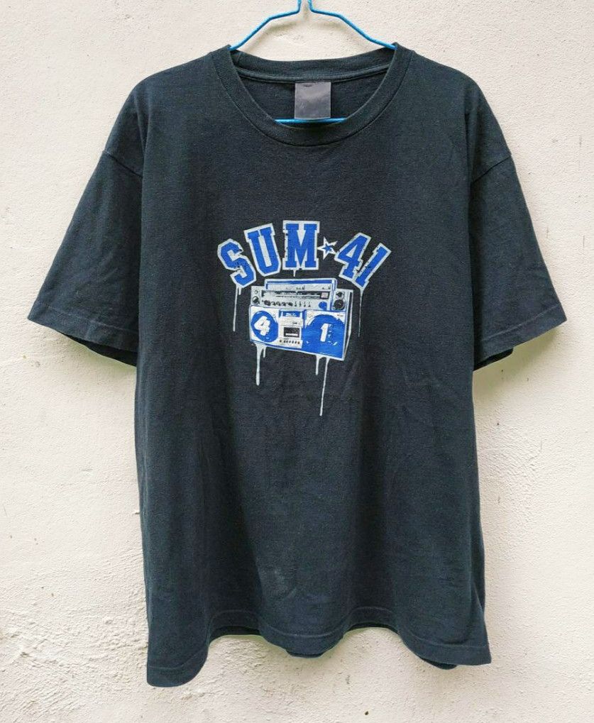 Rap Tees X Vintage Vintage Sum 41 Punk Rock Band T Hoodie, Sweatshirt | FlexRushtees.com