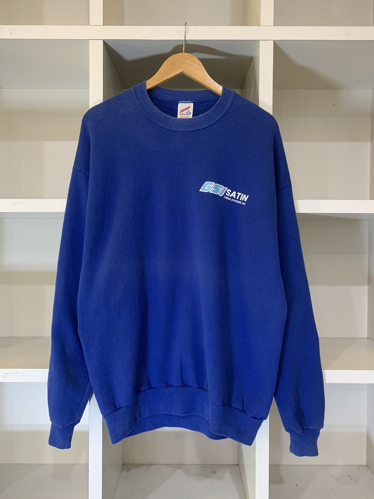 Vintage Usa Jerzees Satin Cargo Sweatshirt