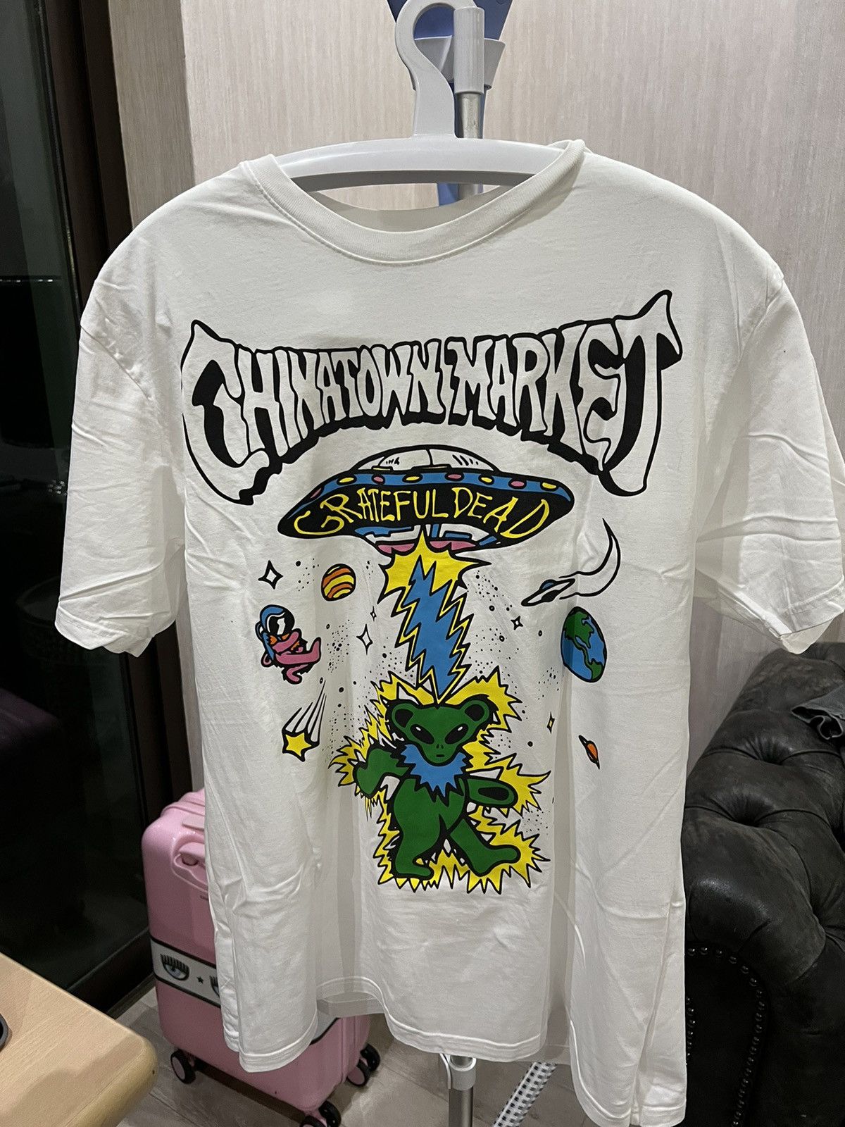Market Chinatown X Grateful Dead Tee Hoodie, Sweatshirt | FlexRushtees.com