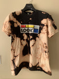 Vintage Look Bleached Thrashed Tshirt Hoodie, Sweatshirt | FlexRushtees.com
