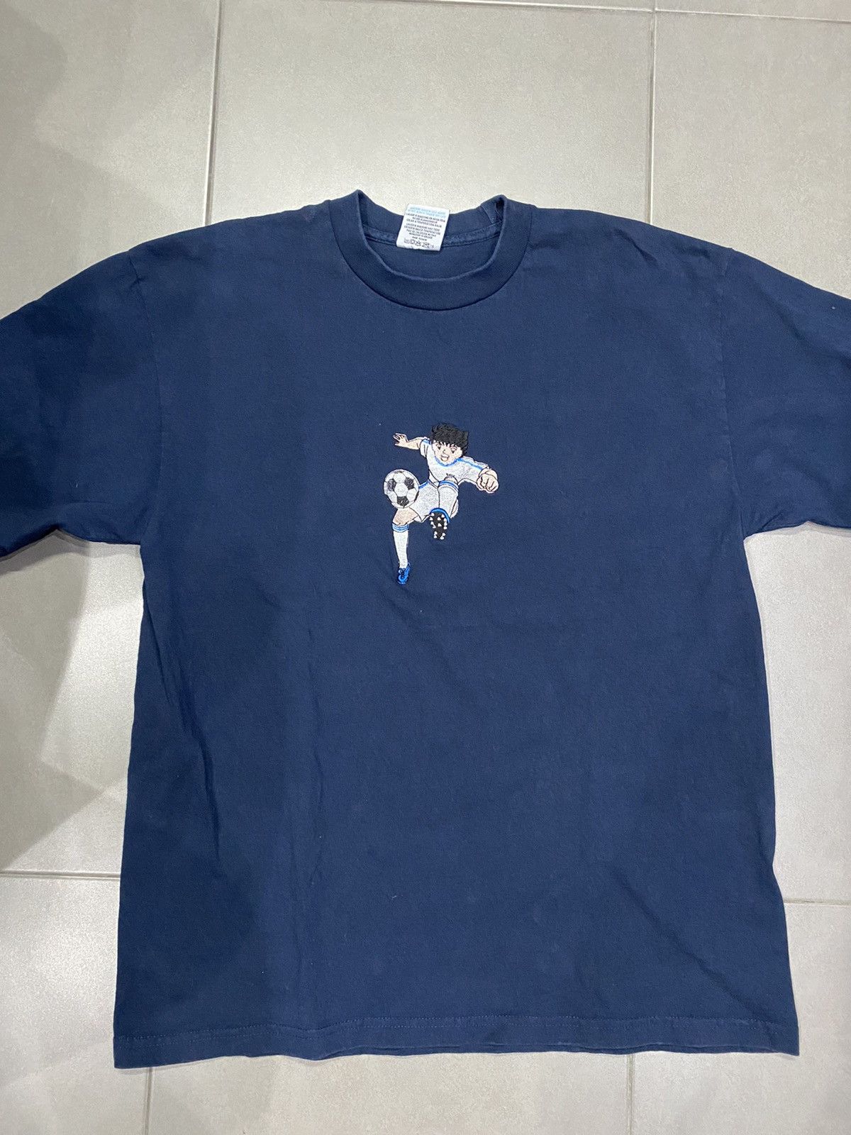Vintage Captain Tsubasa Bootleg Tee 90s Anime Japan Hoodie, Sweatshirt | FlexRushtees.com