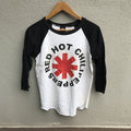 Vintage Red Hot Chili Peppers Band Tee Raglan Hoodie, Sweatshirt | FlexRushtees.com