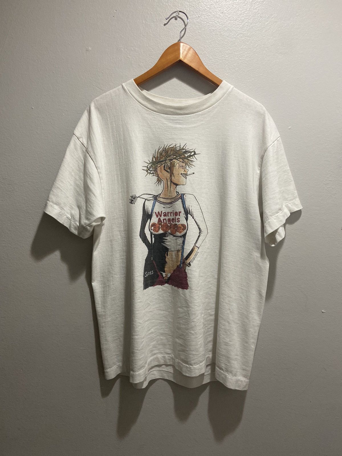 Michael Saint Michael Warrior Angels Tank Girl Vintage Tee