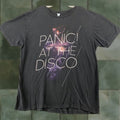 Vintage Panic At The Disco Tshirt Adult Xl Black Galaxy Tour Band Shirt Unisex Adults Halloween 2000 Hoodie, Sweatshirt