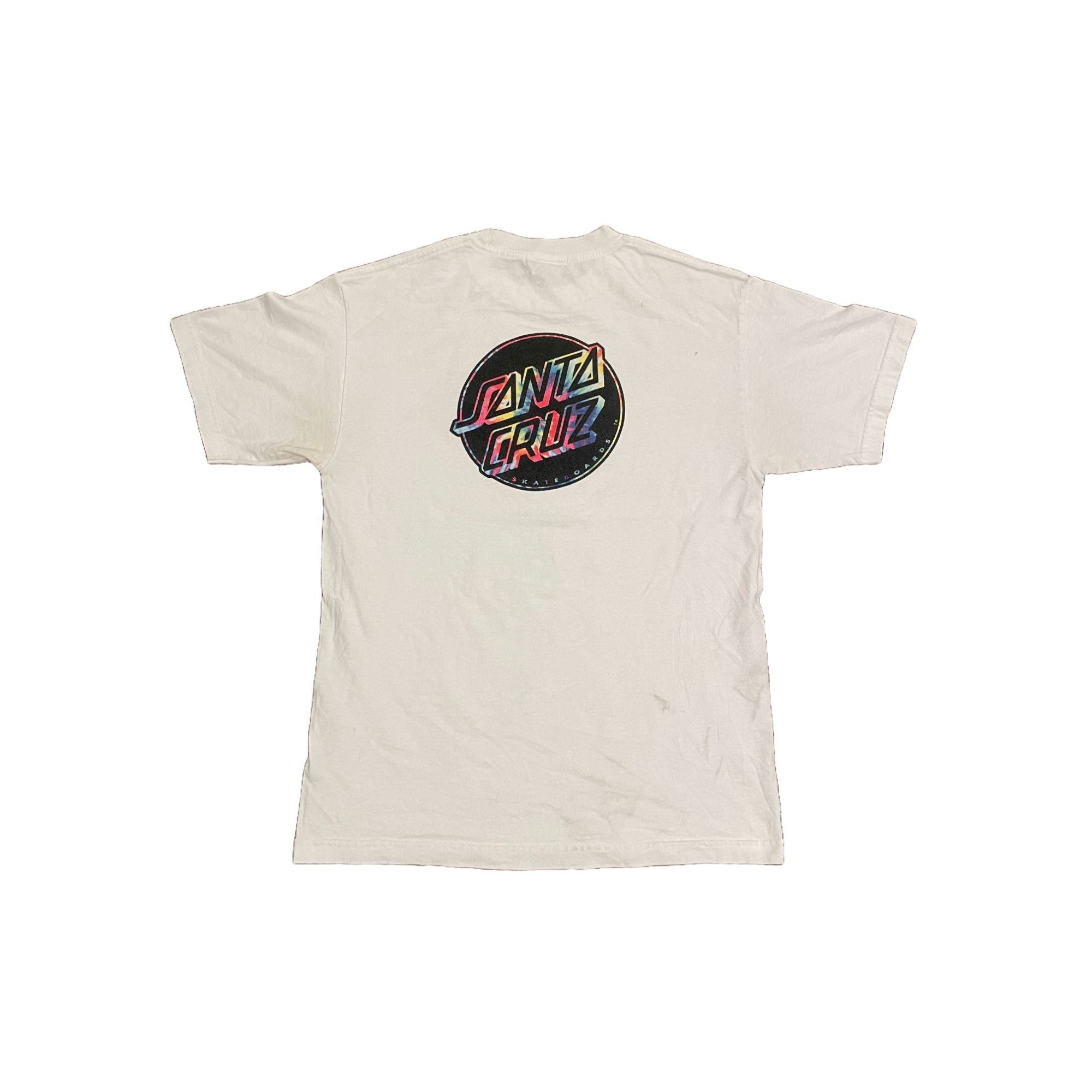 Santa Cruz Skateboards Rare Santa Cruz Tie Dye T Shirt Summer Skating Tee Mullet Me