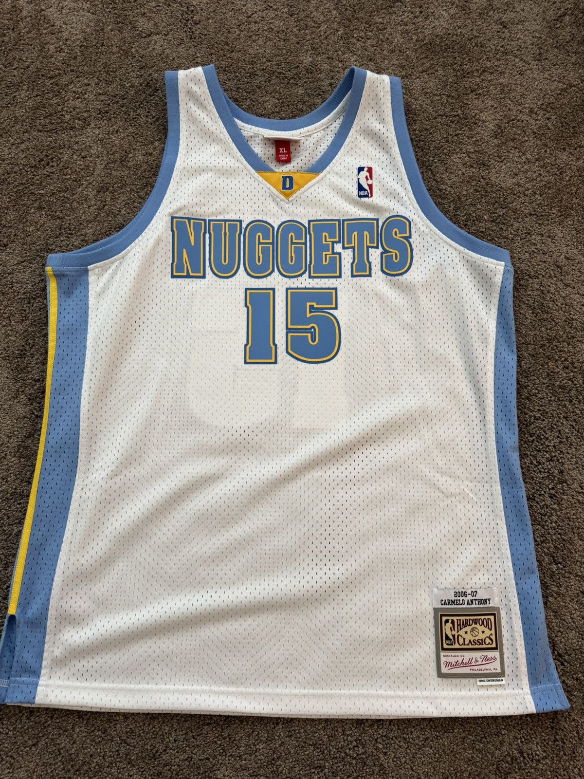 Mitchell Ness Carmelo Anthony Denver Nuggets Mitchell And Ness Jersey