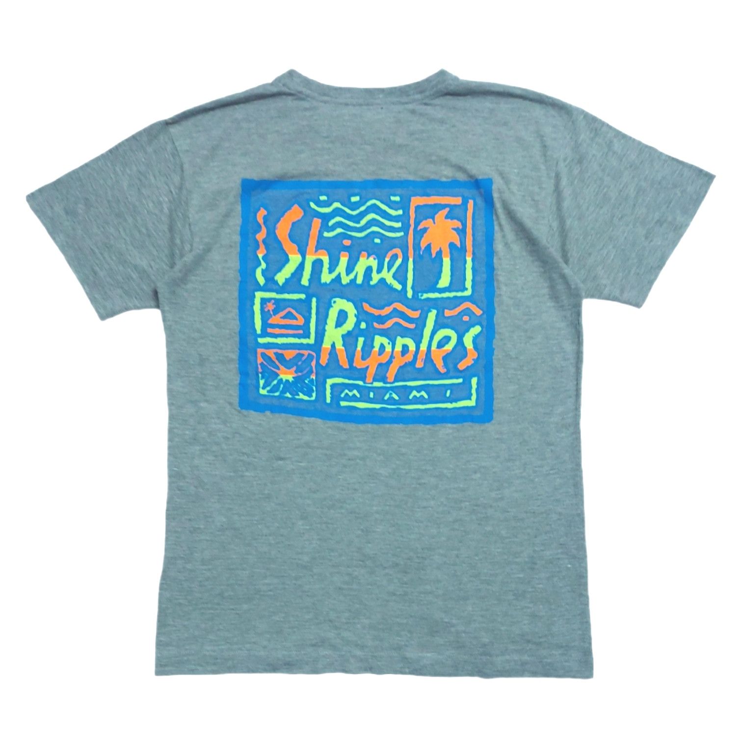 Vintage Rare Vtg 90s Shine Ripples Miami Surf Tee Hoodie, Sweatshirt | FlexRushtees.com