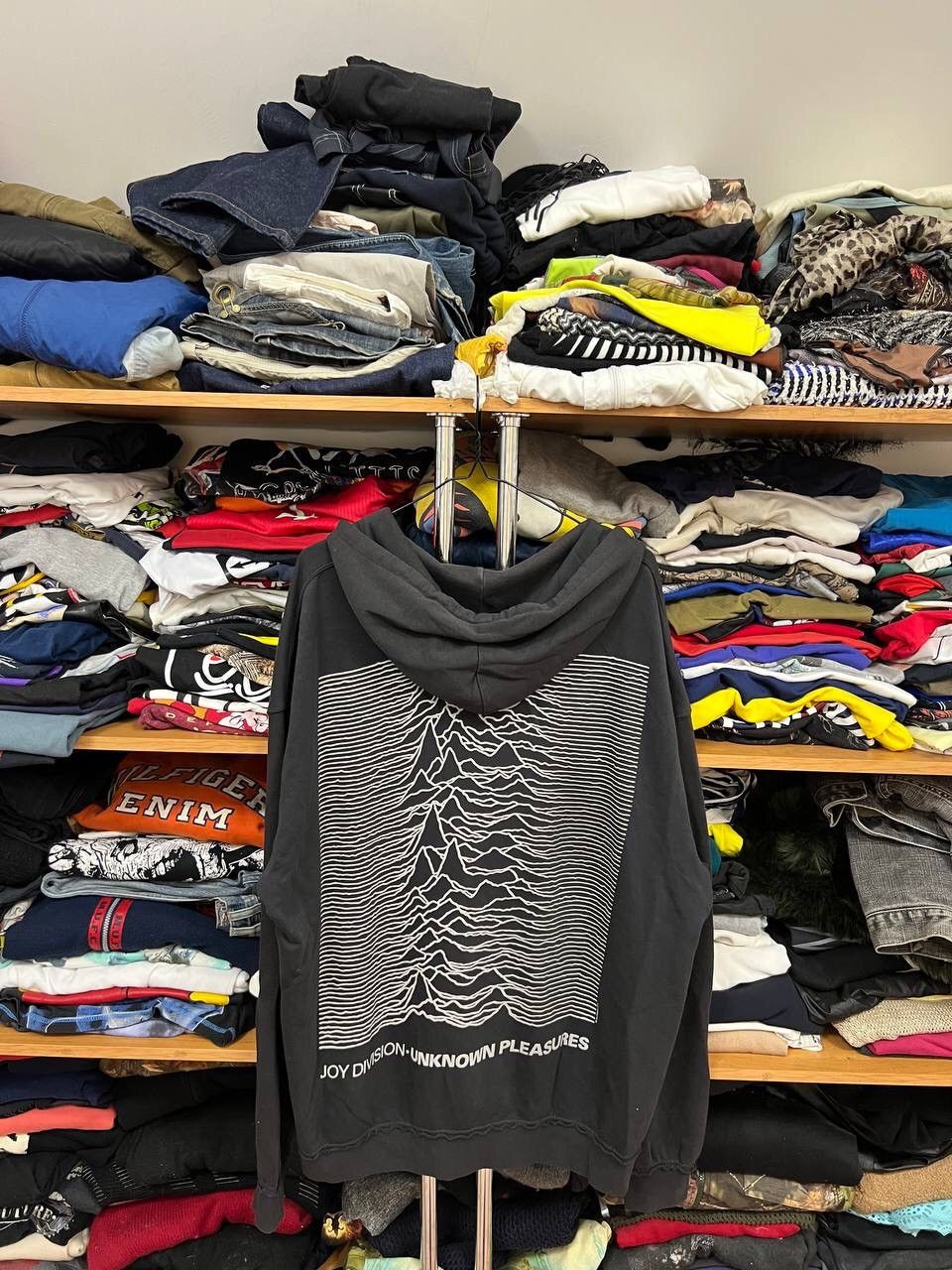 Band Tees Joy Division Vintage Big Logo Y2k Band Zip Hoodie Sweatshirt | FlexRushtees.com