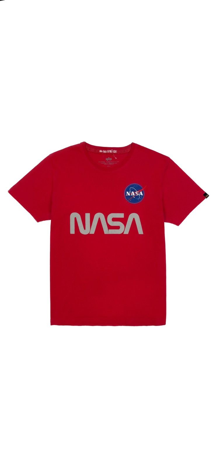 Alpha Industries Nasa Reflective Logo T Shirt