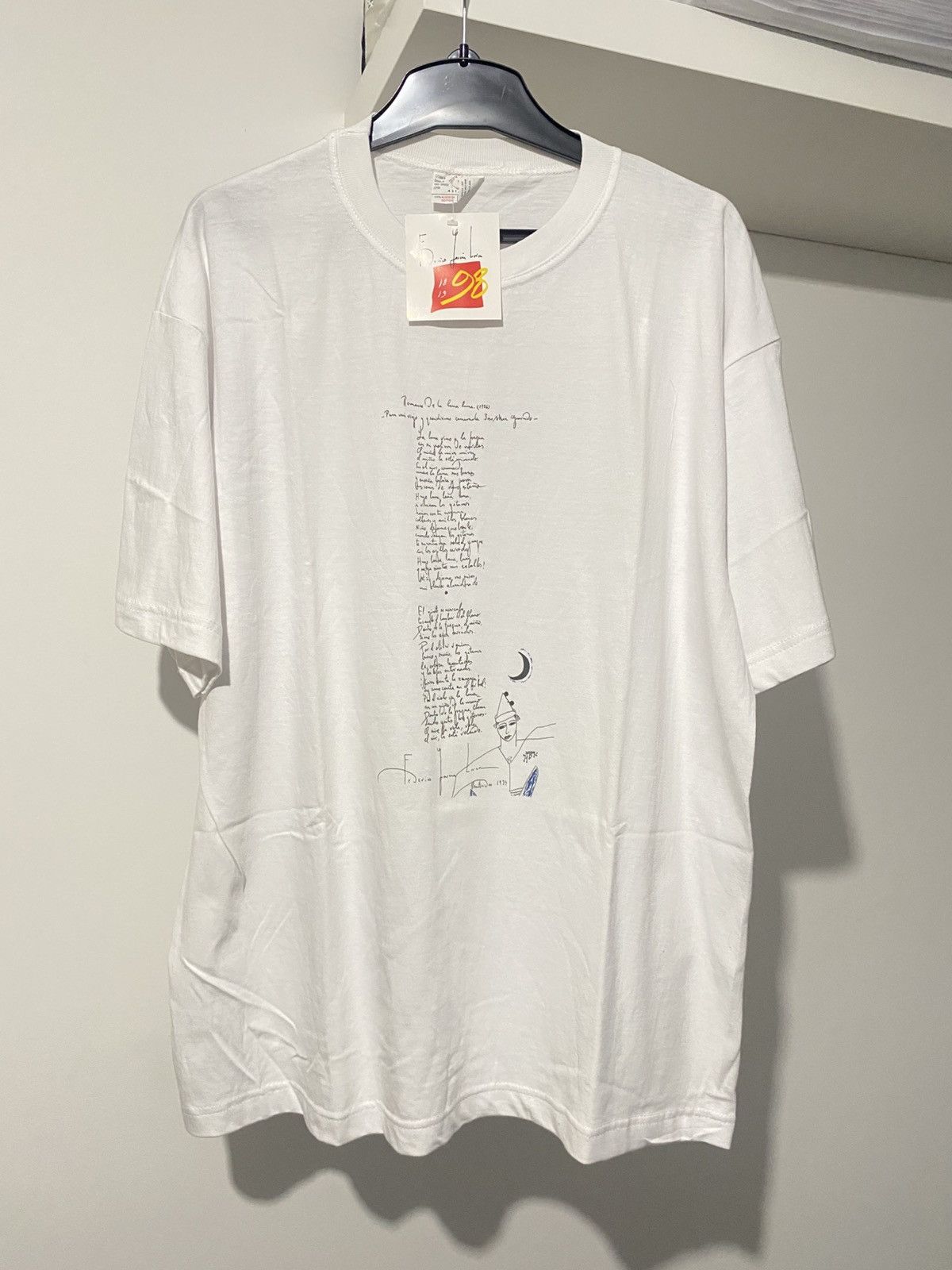 Vintage Federico Garcia Lorca Art Tee Xl Ds 90s Granada Museum Hoodie, Sweatshirt | FlexRushtees.com
